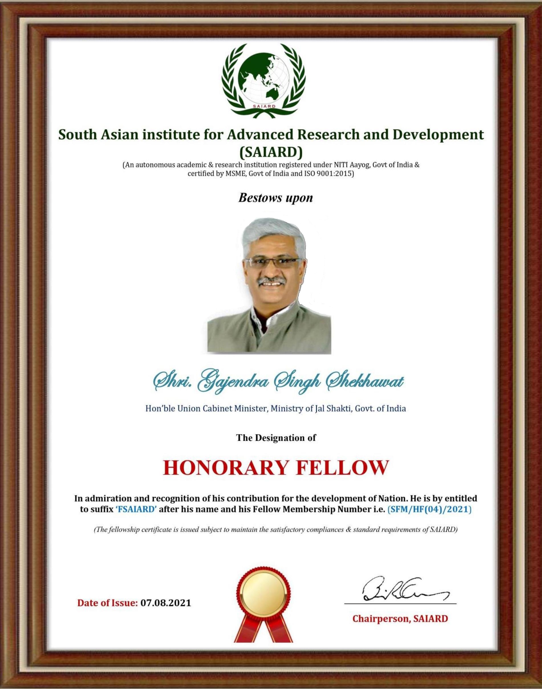 Sh.G.S. Shekhawat Sir