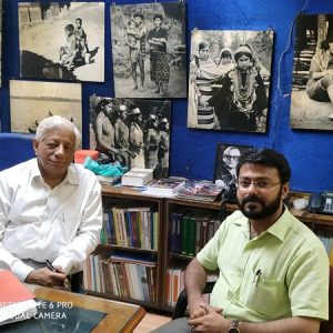 With Dr. Srivastava, Director, anthropological Survey of India, Kolkata
